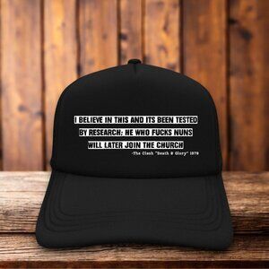 The Clash Death And Glory Mens Trucker Hat 1979 London Calling Baseball Cap